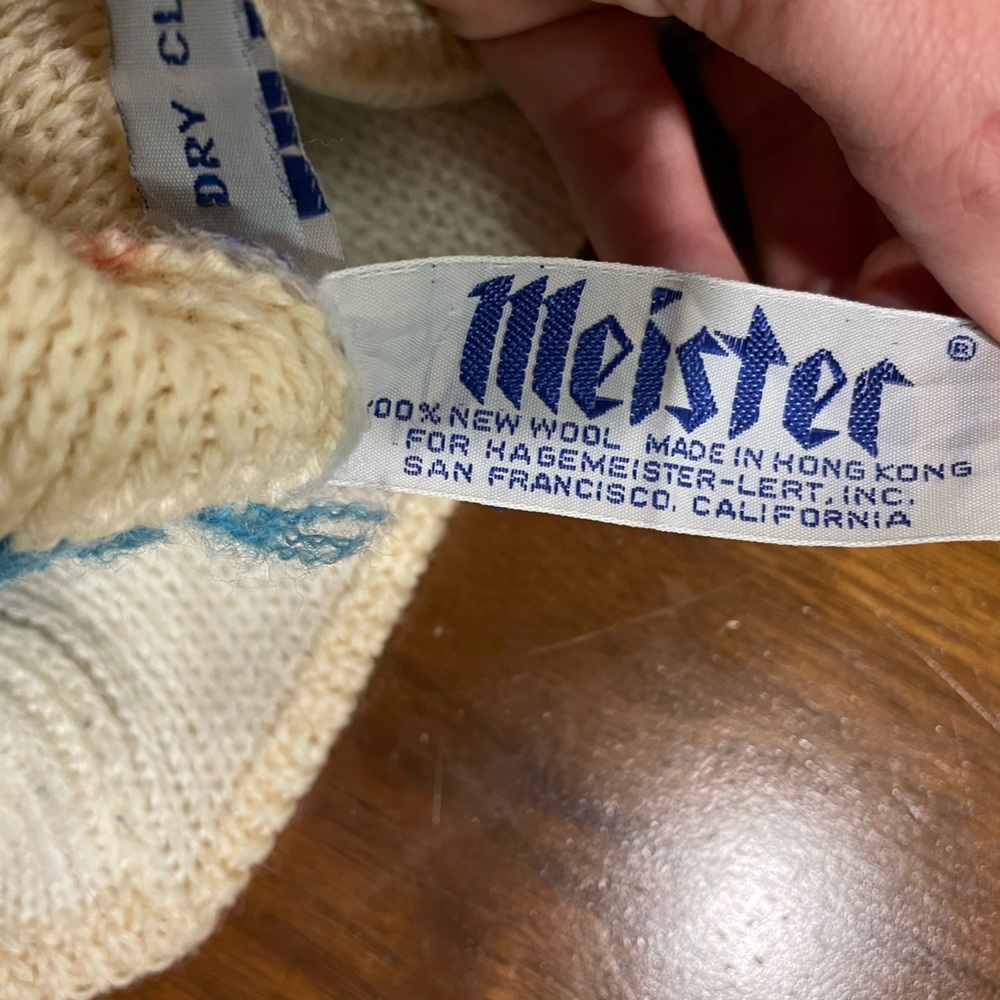 Vintage wool beanie